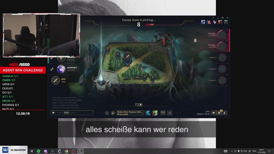 [TAG 4] 8 Tage LoL Jaulung GEIL! !übersicht !lolrank !lolchallenge  | !5vs1 | !Impulse