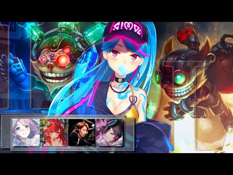 【LOL】LOLフルパ（多分）w/猫汰つな、うるか、釈迦、夕陽リリ【にじさんじ/鷹宮リオン】・画像