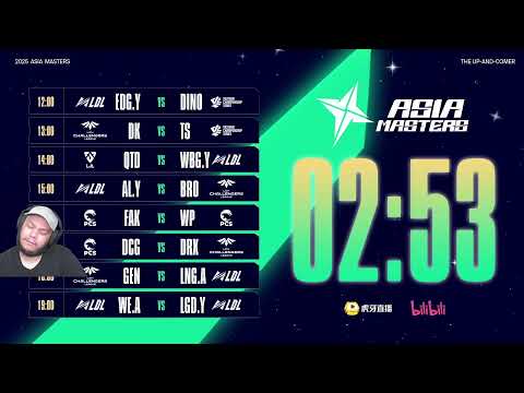 Asia Masters Swiss Stage Two Stage A and B Day 3 ENG CoStream #LoLPCS・画像