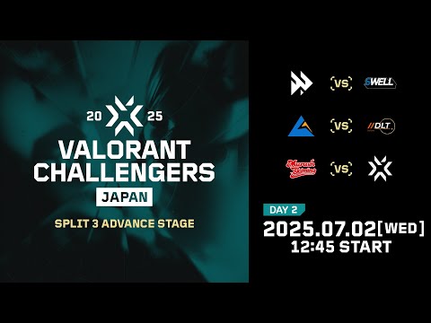 VALORANT Challengers Japan 2025 Split 3 Advance Stage Day 2・画像