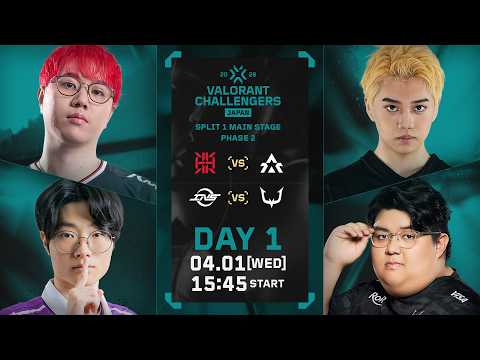 VALORANT Challengers Japan 2026 Split 1 Main Stage Phase 2 Day 1