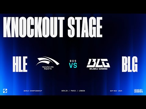 WORLDS 2024 | KNOCKOUT STAGE - QUARTER FINALS - DAY 2 | HLE vs BLG・画像