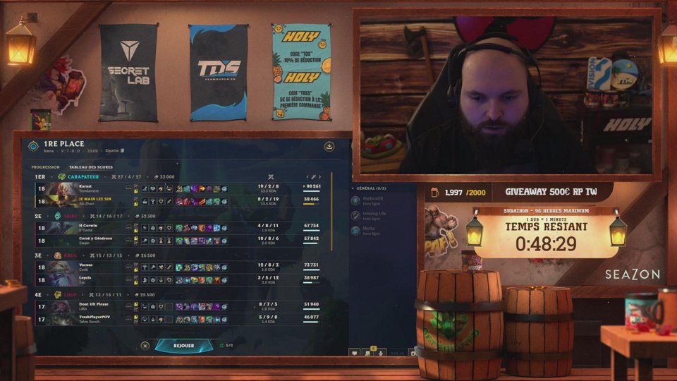 🏆KC vs T1 WAITING ROOM MON POULET 🟦🟦!hellofresh !tcg !clip !holy
