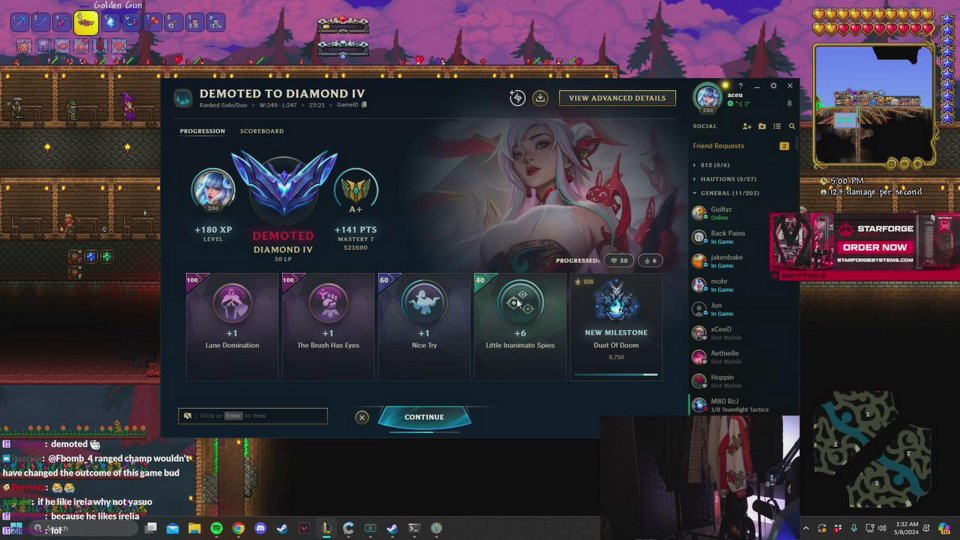 last day of league... UNLESS? CHALLENGER?  *dj stream thursday?