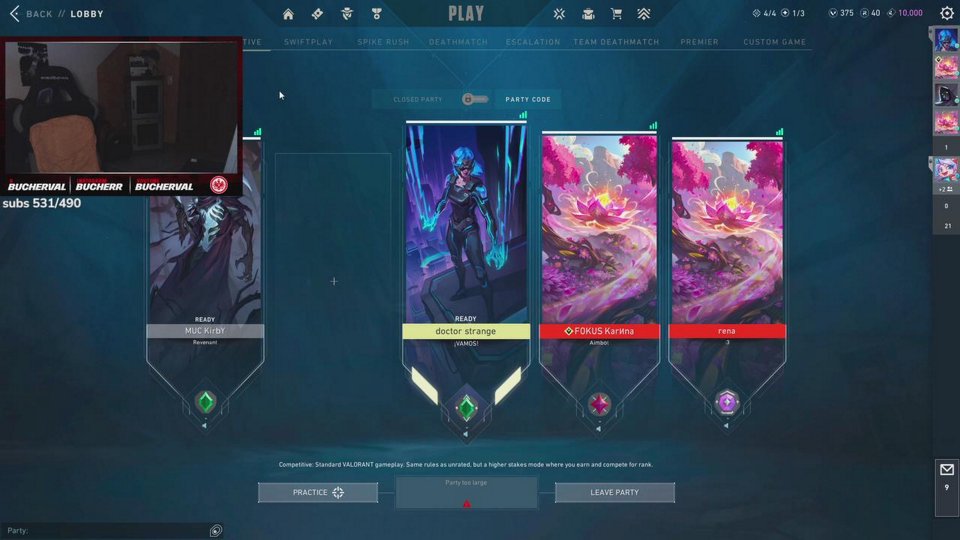 3 PROs vs 5 DIAMONDS | !valorando !instantgaming !prep !iggiveaway !socials #werbung