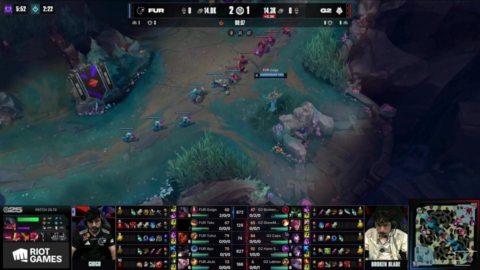 [JP] G2 vs FUR - BLG vs GAM | 2025 Mid-Season Invitational Play-Ins Day 1・画像